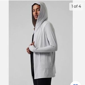 Athleta XS Uptempo wrap hoodie
